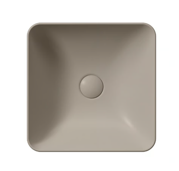 COLOR ELEMENTS 38X38 - Countertop square ceramic washbasin by GSI ceramica - view 3